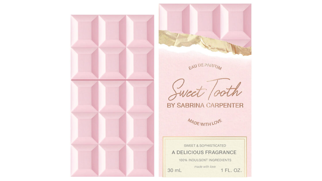 Sabrina Carpenter Sweet Tooth Bottle and Package