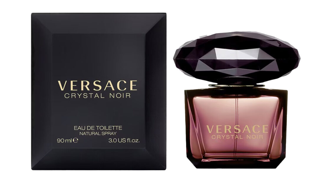 Versace Crystal Noir Fragrance Bottle and Package