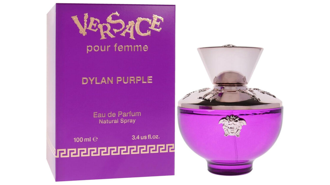 Versace Dylan Purple Bottle and Package