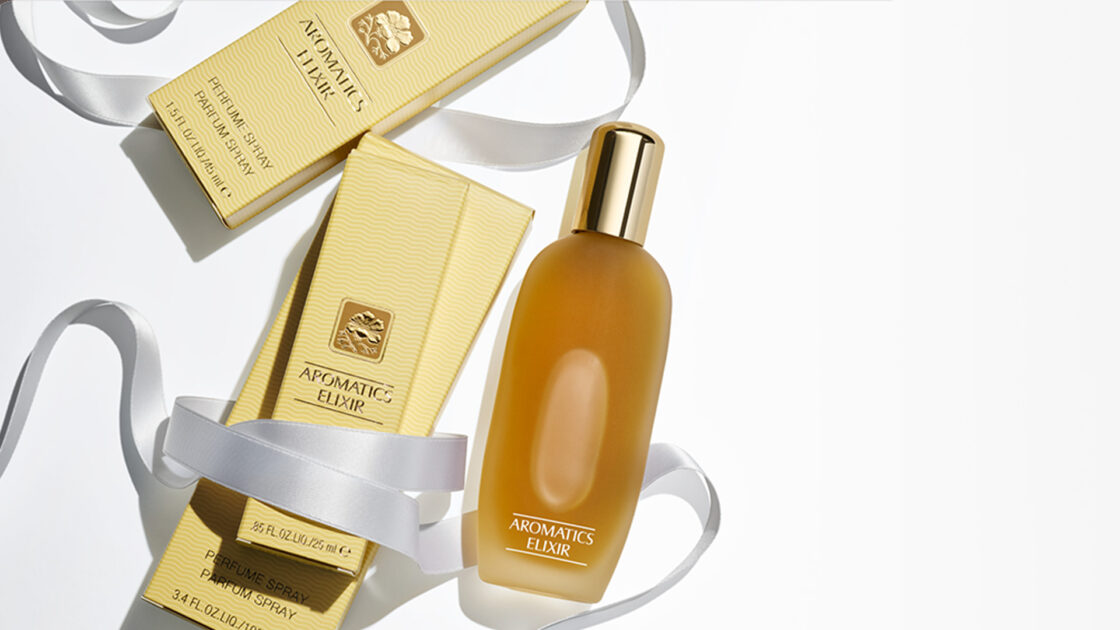 Clinique Aromatics Elixir Bottle And Package