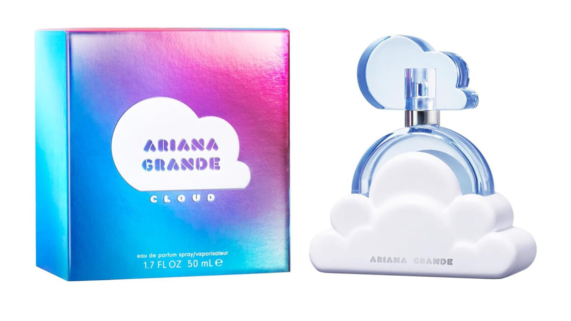 Ariana Grande Cloud Bottle and Package